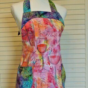 Wine Lovers Handmade Apron